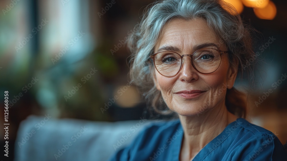 Portrait of a mature woman in professional attire. Portrait of a mature woman in professional attire.