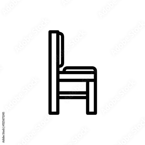 Chair icon symbol vector image illustration 