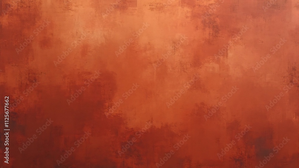 Obraz premium Handmade Pottery Texture, Red Clay Background with Artist Fingerprints