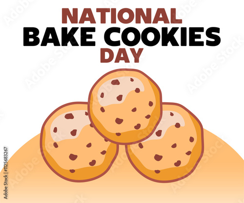 happy bake cookie day with delicious cookies