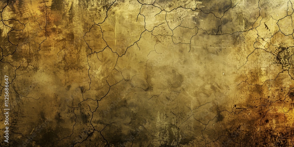 Cracked Gold Texture: Abstract Background Cracked Gold Texture: Abstract Background