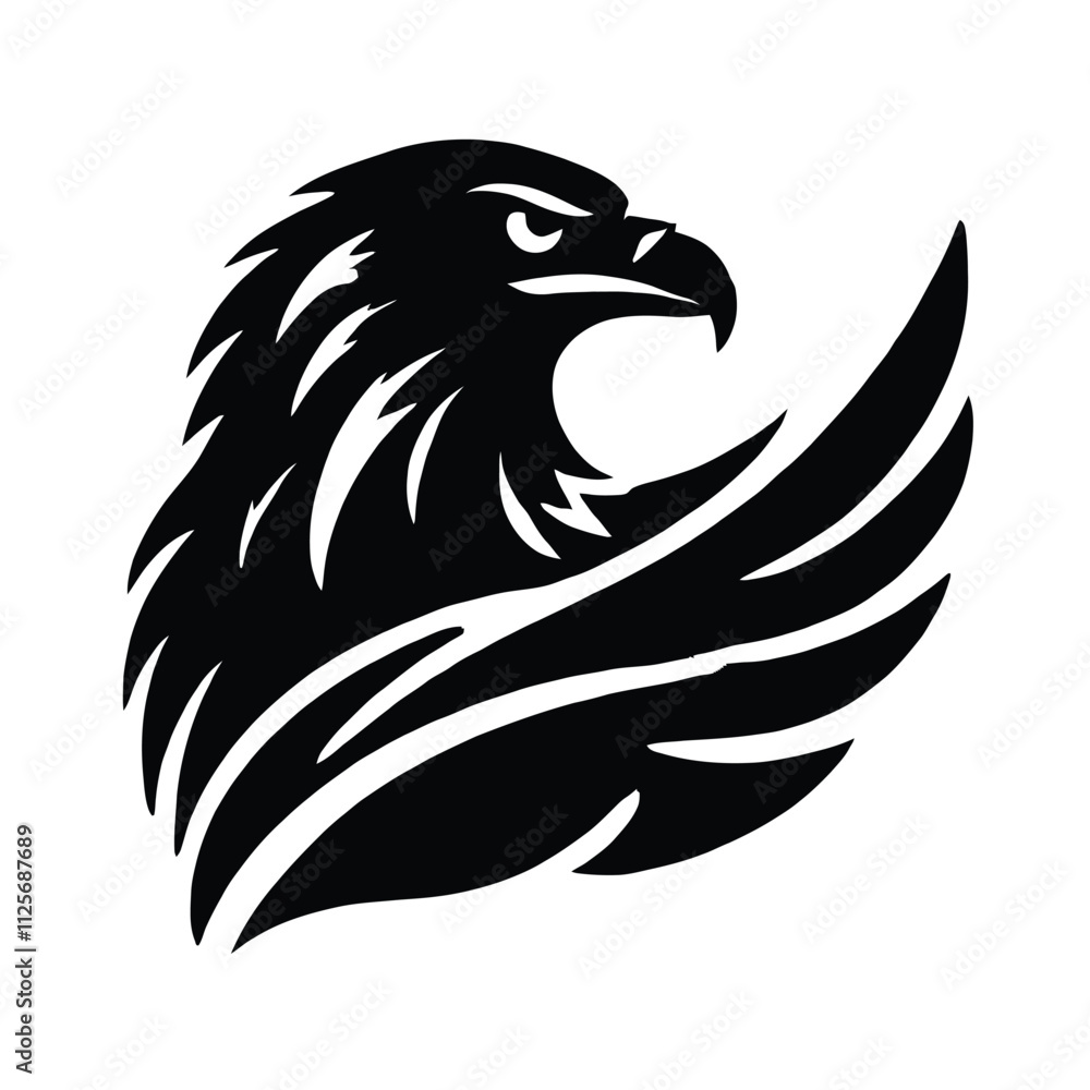 Fototapeta premium Bald Eagle Silhouette