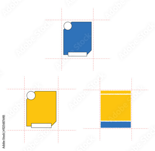 Design template football card cutting unique design