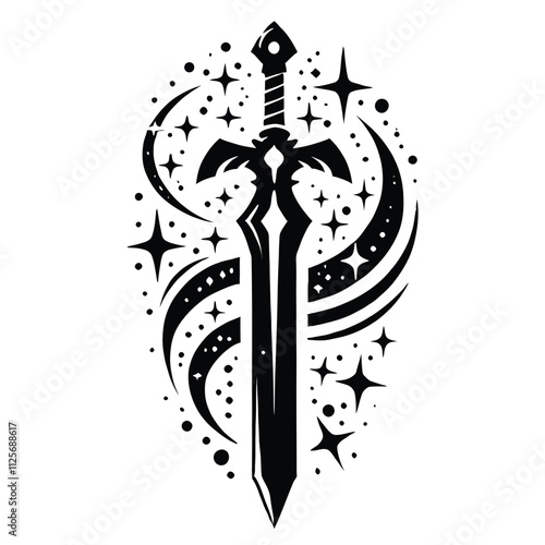 Magic Sword Silhouette