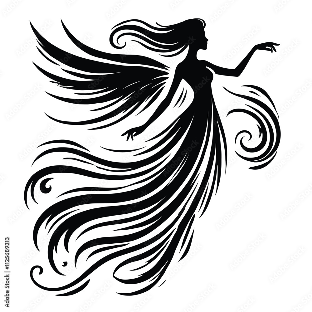 Fototapeta premium Sylph Silhouette