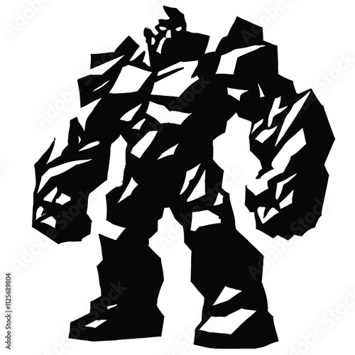 Earth Golem Silhouette