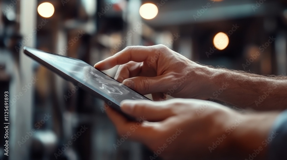 Engaging technology interaction modern workspace digital device usage urban environment close-up view innovation and connectivity Engaging technology interaction modern workspace digital device usage urban environment close-up view innovation and connectivity