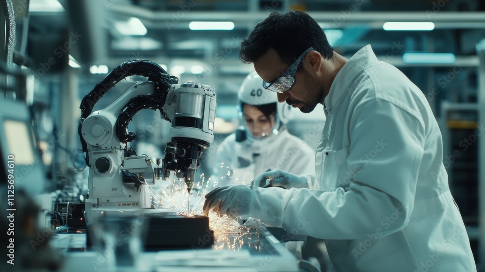 Laboratory research action high-tech facility scientific experiment industrial environment focused perspective innovation impact Laboratory research action high-tech facility scientific experiment industrial environment focused perspective innovation impact