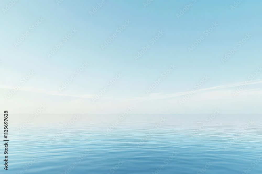 A serene ocean view under a clear blue sky, evoking calmness and tranquility. A serene ocean view under a clear blue sky, evoking calmness and tranquility.