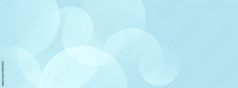 Modern Abstract white glowing geometric circle on blue light overlay background Modern Abstract white glowing geometric circle on blue light overlay background