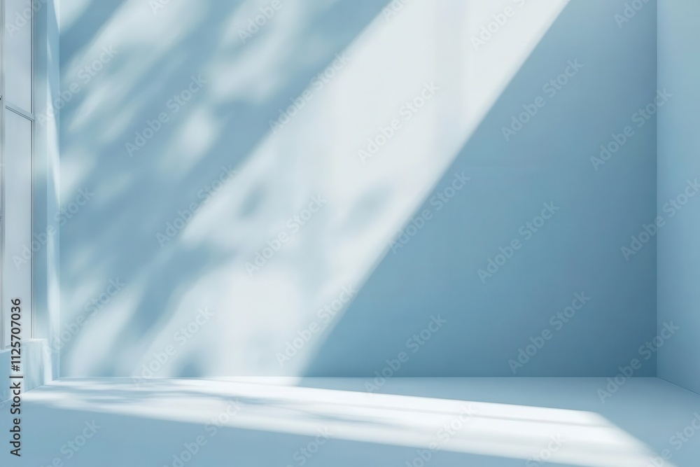 A serene, minimalistic interior with soft shadows and light. A serene, minimalistic interior with soft shadows and light.