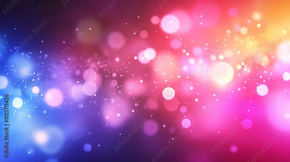 Colorful Holographic Abstract Background with Trendy Effects and Shapes Colorful Holographic Abstract Background with Trendy Effects and Shapes