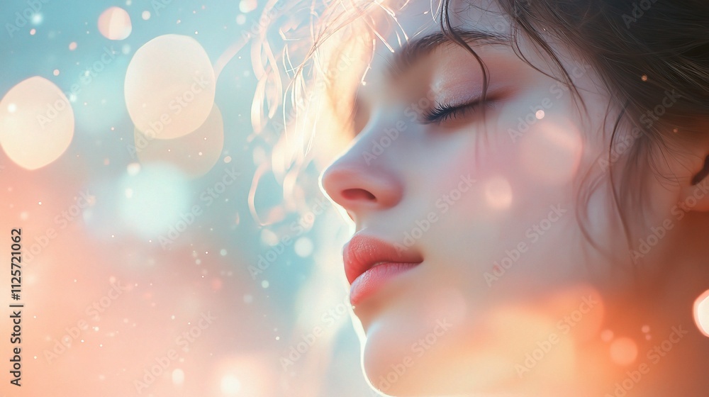 Soft Bokeh Effect on Blurred Background for Dreamy Visual Appeal Soft Bokeh Effect on Blurred Background for Dreamy Visual Appeal