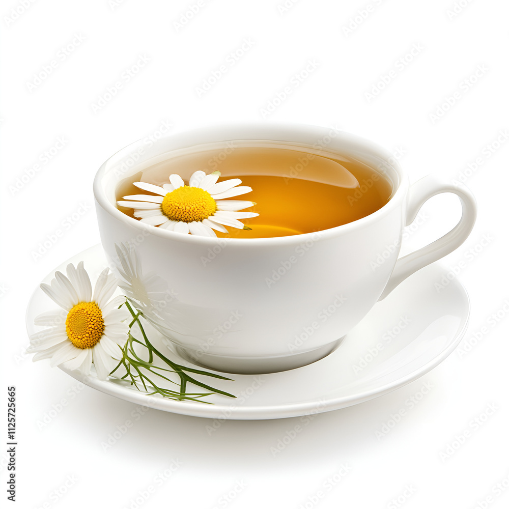 Cup of medicinal chamomile tea Cup of medicinal chamomile tea