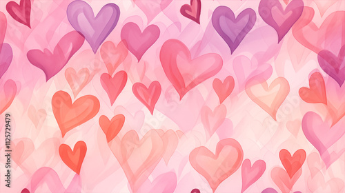 ハート, 愛, バレンタイン, 模様, ベクター, シームレス, ピンク, 日, ハート, 恋愛, イラスト, 休日, 形, デザイン, シンボル, カード, 壁紙, 文科系, 結婚式, ロマンチスト, デコレーション, 質感, 赤, お祝い, バレンタイン