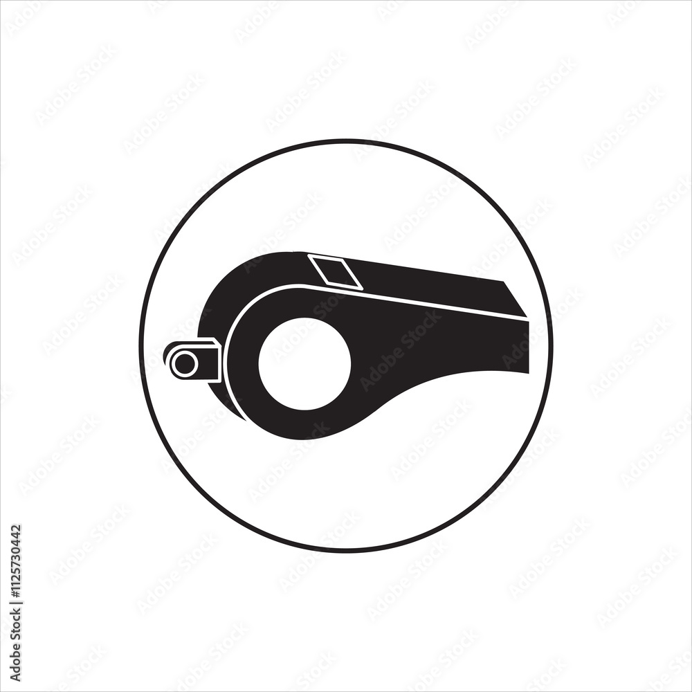 whistle icon to give a signal