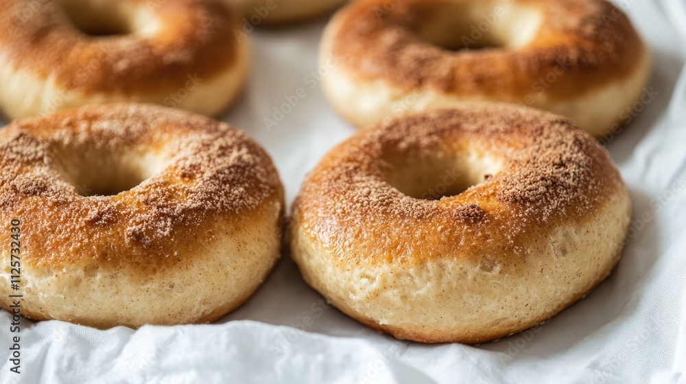 freshly baked donuts with golden brown crust on parchment paper background freshly baked donuts with golden brown crust on parchment paper background