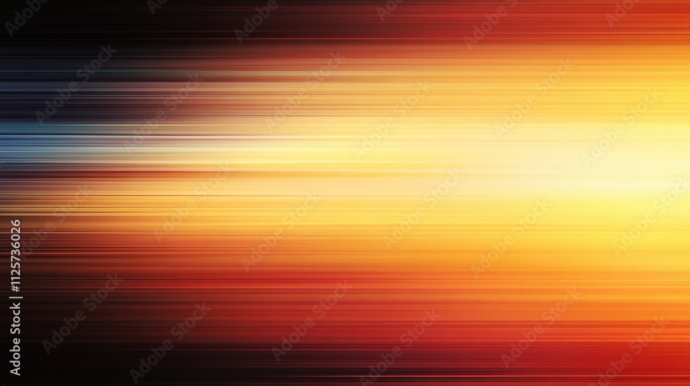 Obraz premium Warm Gradient with Smooth Tones and Glowing Effects in Background