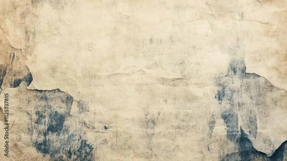 Obraz premium A textured background resembling aged paper with subtle color variations and creases.