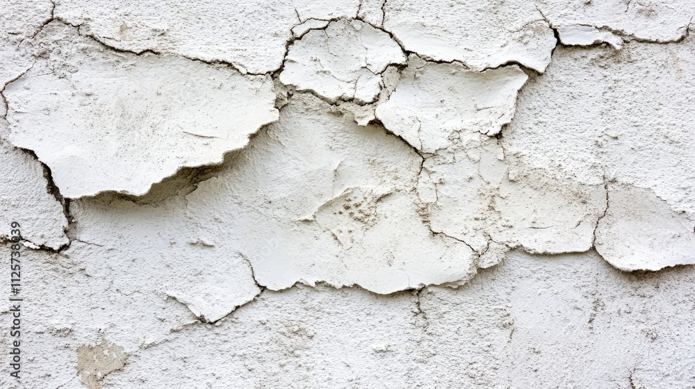 Cracked white concrete wall texture showing natural defects and peeling surface patterns in a monochrome color palette, suitable for backgrounds, design, architecture, texture, abstract. Cracked white concrete wall texture showing natural defects and peeling surface patterns in a monochrome color palette, suitable for backgrounds, design, architecture, texture, abstract.