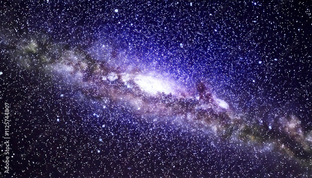 Fototapeta premium 幻想的な宇宙の背景テクスチャ 星空 地球 AI生成素材
