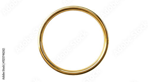 Golden Circle Frame, Empty, Round, Luxury, Elegant, Blank, Template, Design, Graphic, Symbol