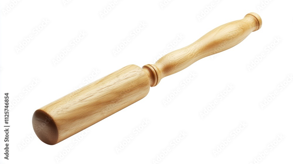 Wooden rolling pin ideal for baking and pastry preparation showcasing smooth craftsmanship and ergonomic handle design. Wooden rolling pin ideal for baking and pastry preparation showcasing smooth craftsmanship and ergonomic handle design.