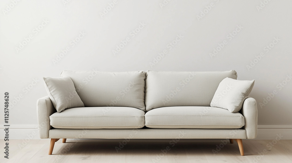 Modern sofa design in minimalist living room interior decor stylish environment cozy viewpoint comfort concept Modern sofa design in minimalist living room interior decor stylish environment cozy viewpoint comfort concept