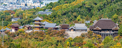 京都、阿弥陀ヶ峰からの清水寺