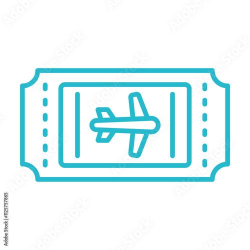Plane ticket Icon