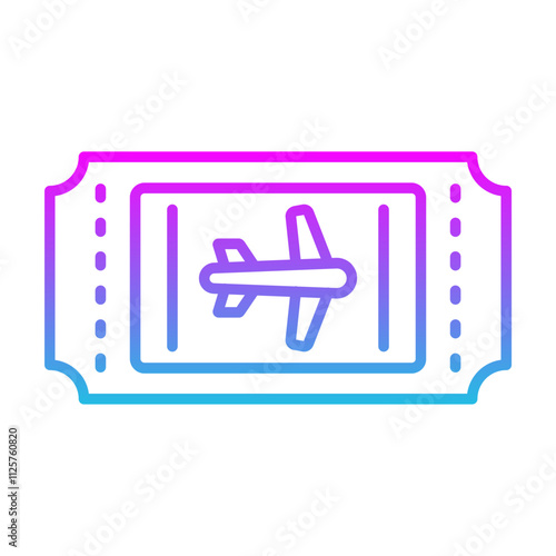 Plane ticket Icon