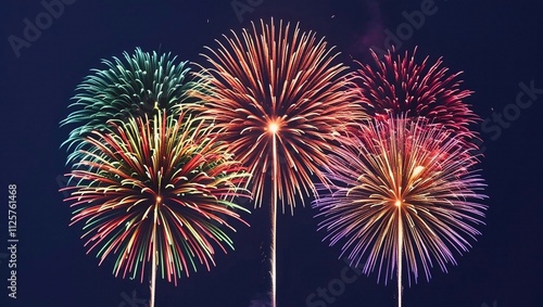 fireworks in the sky