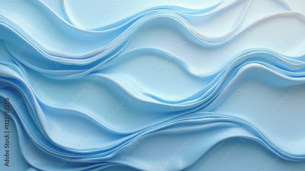 Luxurious Pale Blue Silk Scarf Texture, Abstract Waves & Shimmer Luxurious Pale Blue Silk Scarf Texture, Abstract Waves & Shimmer