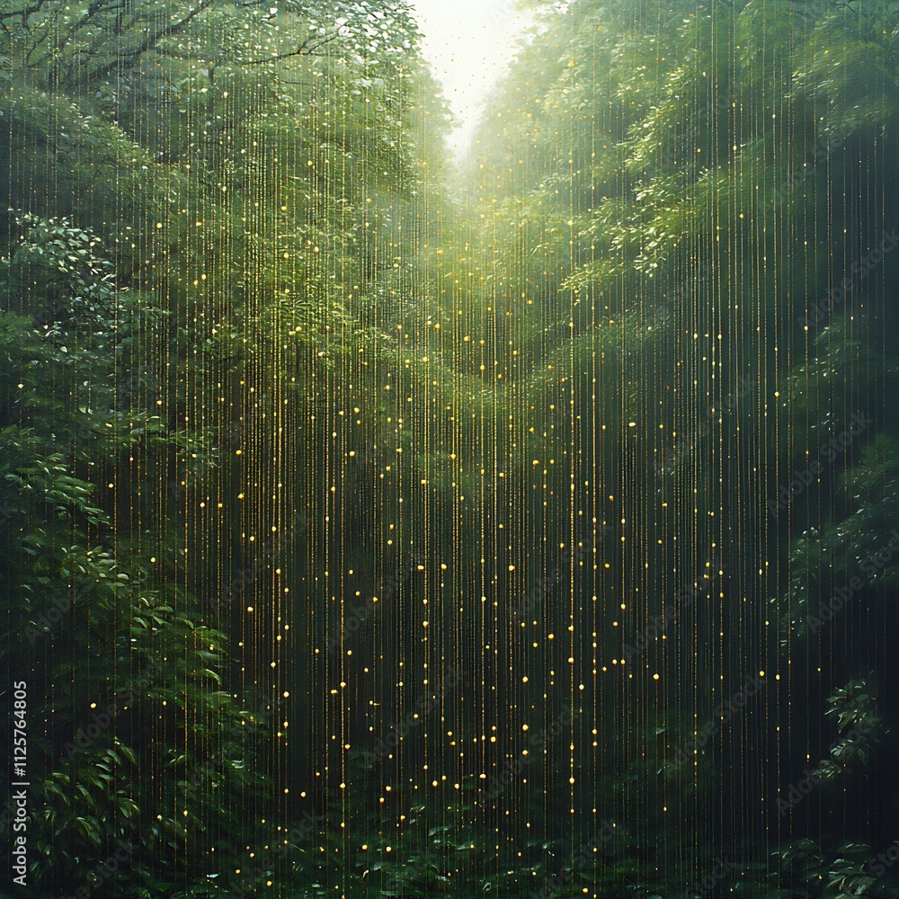 Obraz premium Economic growth in natureexploring wealth and financial prosperity through crypto coin insights in a forest environment