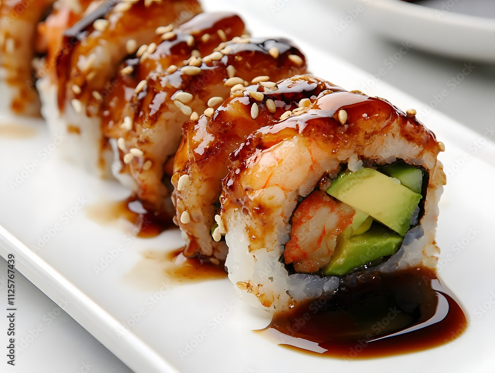 sushi on a plate sushi on a plate