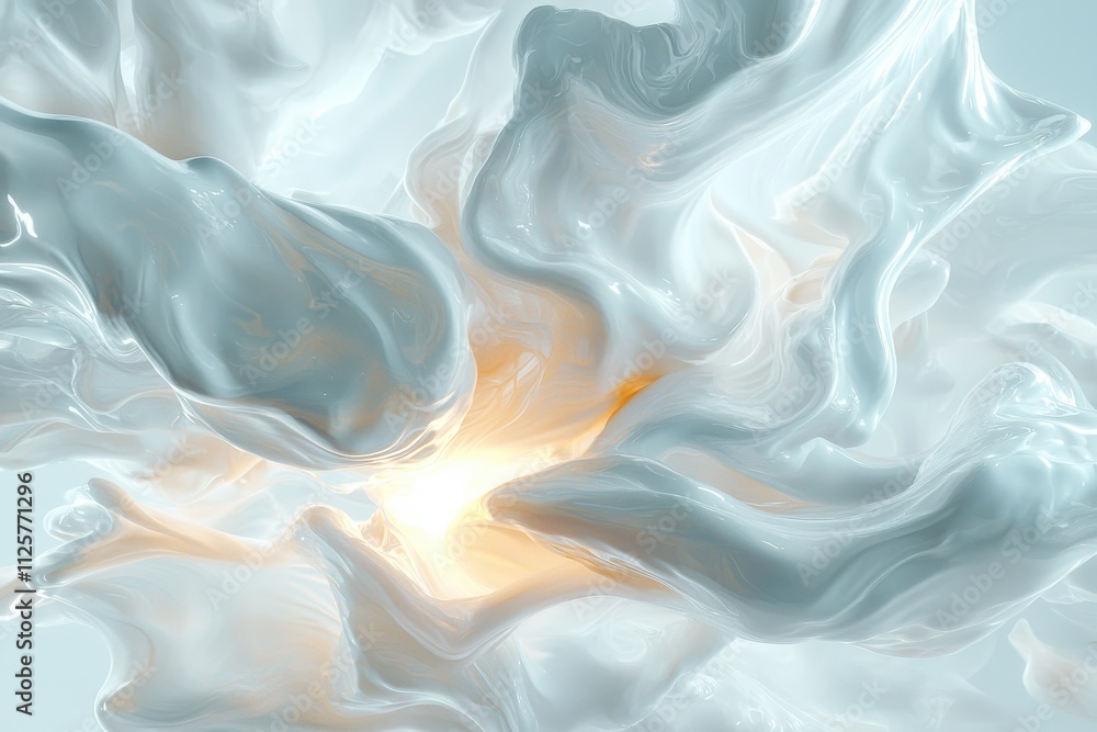 Surreal flowing liquid textures merging into light abstract environment digital art close-up viewpoint for visual impact Surreal flowing liquid textures merging into light abstract environment digital art close-up viewpoint for visual impact
