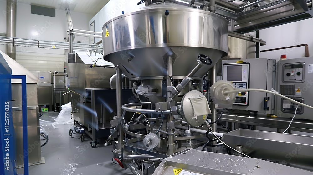 Food Manufacturing Production Line Automation, Efficient and Precise Process for Quality Food Production in Modern Industry. Food Manufacturing Production Line Automation, Efficient and Precise Process for Quality Food Production in Modern Industry.