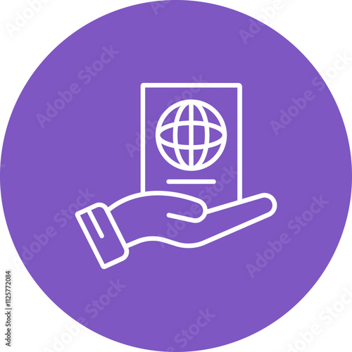 Passport control Icon