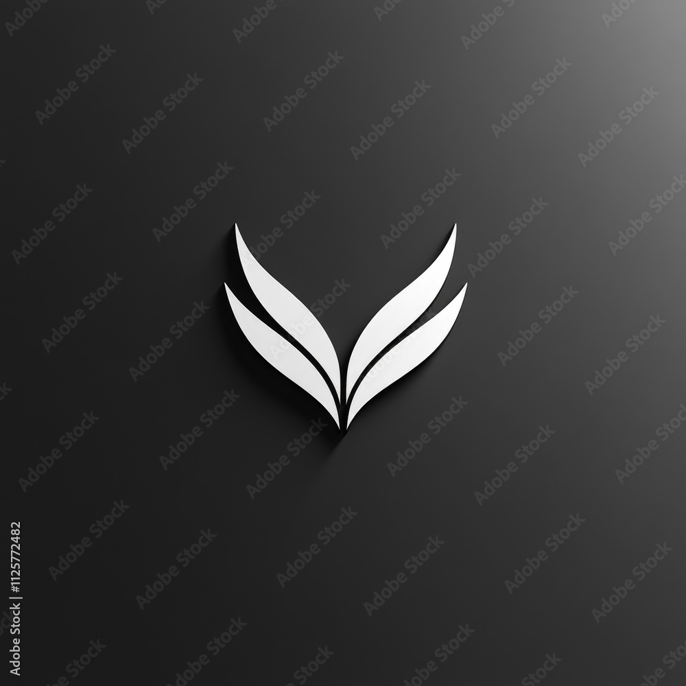 A sleek, minimalist logo featuring two stylized leaves, symbolizing nature and growth. A sleek, minimalist logo featuring two stylized leaves, symbolizing nature and growth.