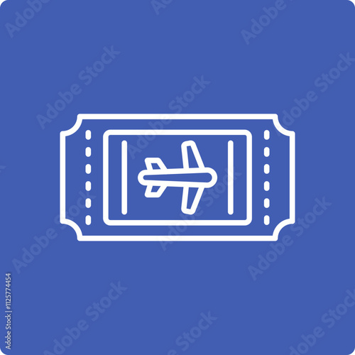 Plane ticket Icon