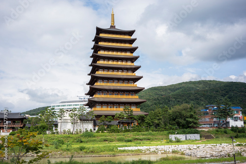 Wallpaper Mural Hwangryongwon Jungdo Tower in Bomun Tourist Complex. Torontodigital.ca