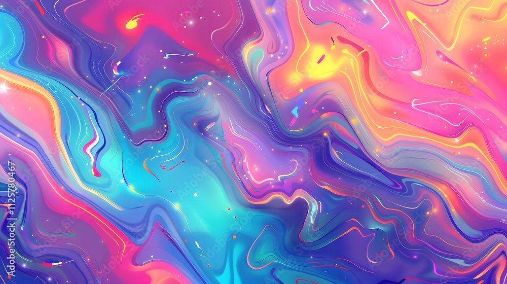 Abstract background with vibrant colors and swirling patterns. Abstract background with vibrant colors and swirling patterns.