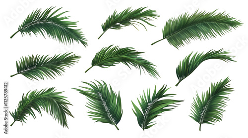 collection of green leaves