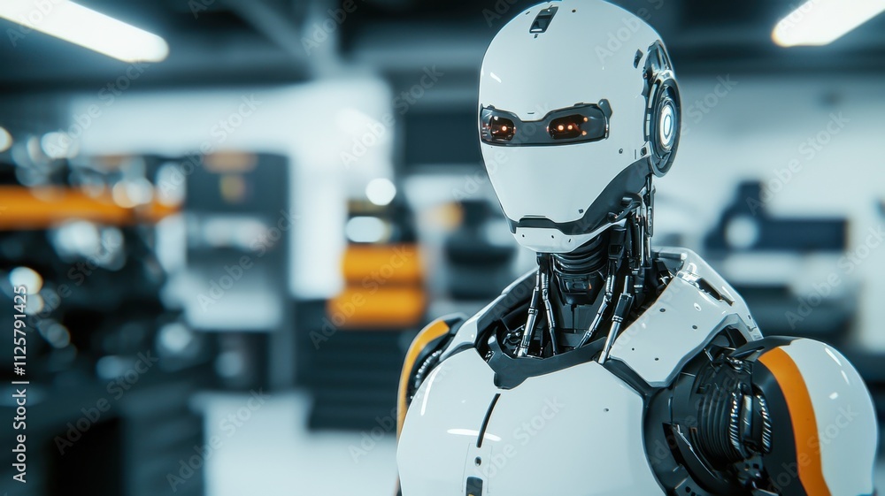 Robotic innovation showcase technology hub digital art modern studio close-up view futuristic design and development Robotic innovation showcase technology hub digital art modern studio close-up view futuristic design and development