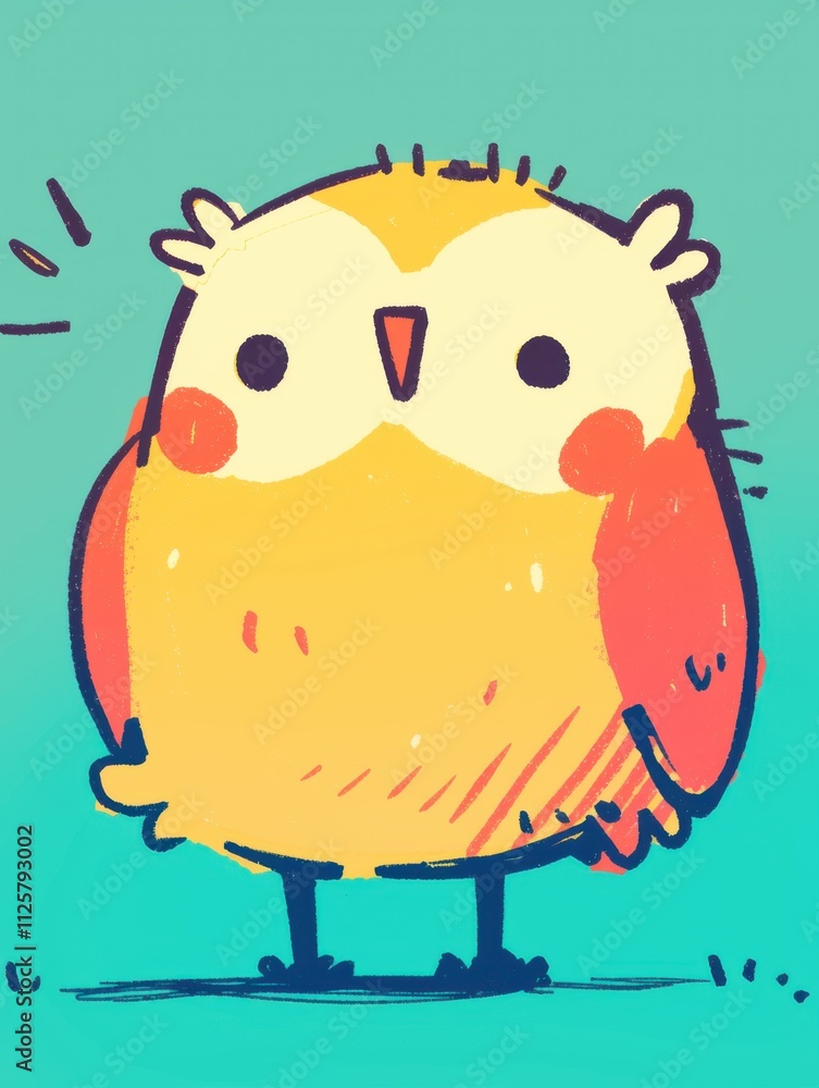 Obraz premium Cute animals, suitable for avatars.