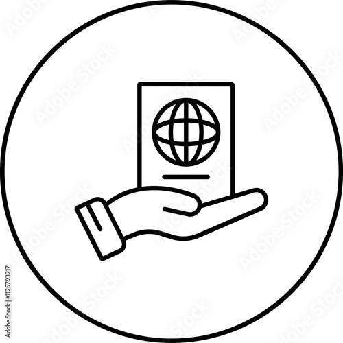 Passport control Icon