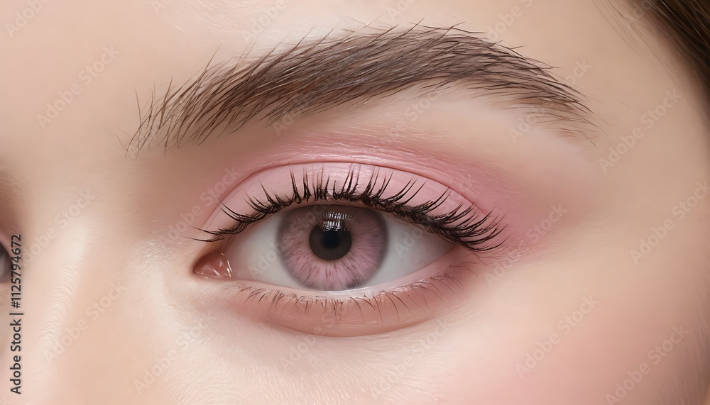 Fototapeta premium close up of eye with makeup