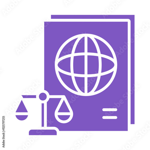 Legal passport Icon