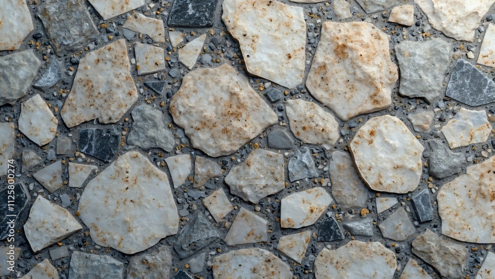 Intricate Granite Stone Texture, Natural Mineral & Crystal Surface Intricate Granite Stone Texture, Natural Mineral & Crystal Surface