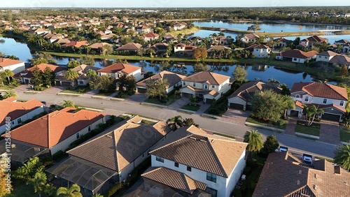 Cuadro en lienzo South Florida suburban retirement dream homes